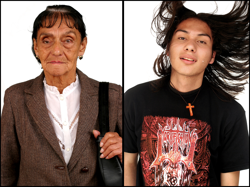 Retrato de la serie Rostros de Colombia