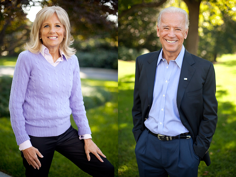 Retrato de Joe y Jill Biden